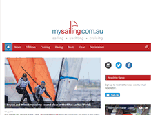 Tablet Screenshot of mysailing.com.au
